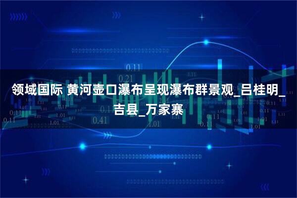 领域国际 黄河壶口瀑布呈现瀑布群景观_吕桂明_吉县_万家寨