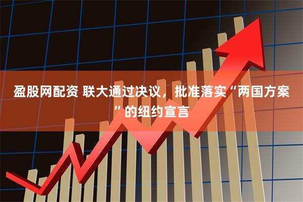 盈股网配资 联大通过决议，批准落实“两国方案”的纽约宣言